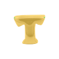 thumbnail image 2 of Initial Letter T Charm .925 Sterling Silver & Gold Plated Reflection Beads - QRS468TGP, 2 of 5
