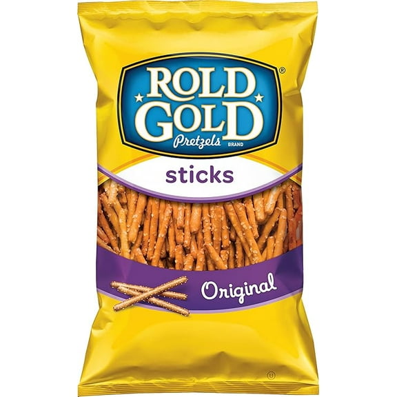 Rold Gold Pretzels, Classic Fat Free Sticks, 16 oz ( Pack of 2 )