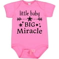 thumbnail image 3 of Inktastic Little Baby, Big Miracle Boys or Girls Baby Bodysuit, 3 of 5