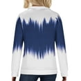 thumbnail image 4 of Lenpel Women's Plus Size Sweatshirts Long Sleeve Lapel Quarter Zip Pullover Tunic Tops Fall Fashion Outfits, 4 of 6