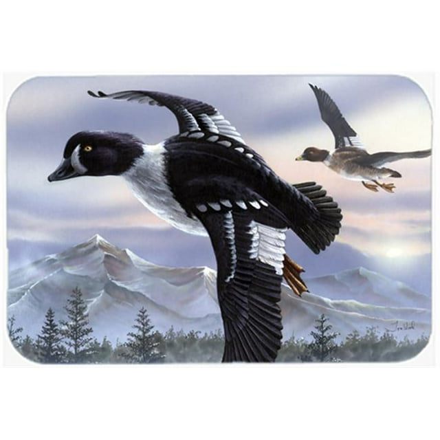 Goldeneye Ducks Flying Kitchen & Bath Mat, 20 x 30