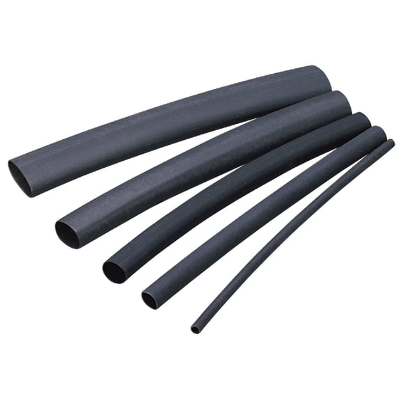 3-Pk. 1/2 - 1/4-In. Heat Shrink Tubing