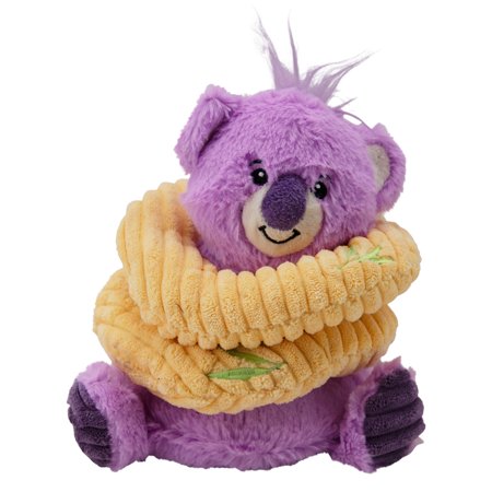 UPC: 0700603703376 | Outward Hound Ringamals Koala Plush Dog Toy Puzzle  Purple  Medium