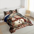 thumbnail image 3 of Homewish Cartoon Snowman Child Bedding Comforter Set, Merry Christmas Twin Comforter Sets, Rustic Farmhouse Reversible Bedding Set, Breathable Home Decor, 2-Piece, 3 of 8