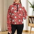 thumbnail image 7 of Uourmeti Christmas Santa Claus Cane Print Golf Sweatshirts Gym Sweatshirt with Pocket Yoga Sweatshirts Fishing Sweatshirt Size 9-10, 7 of 7