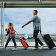 thumbnail image 4 of Gymax 2 in 1 Kid Riding Travel Suitcase Licensed Mercedes Benz Ride on Car Toy Red, 4 of 10