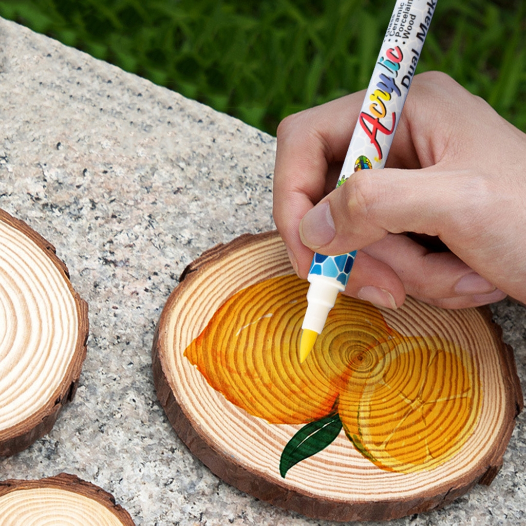 8/24/36/48Pcs Pens for Painting Art Drawing, Round Tip Acrylic Paint Markers Paint Pens Set for Rock Painting