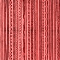 thumbnail image 1 of Ahgly Company Machine Washable Indoor Square Abstract Red Modern Area Rugs, 7' Square, 1 of 4