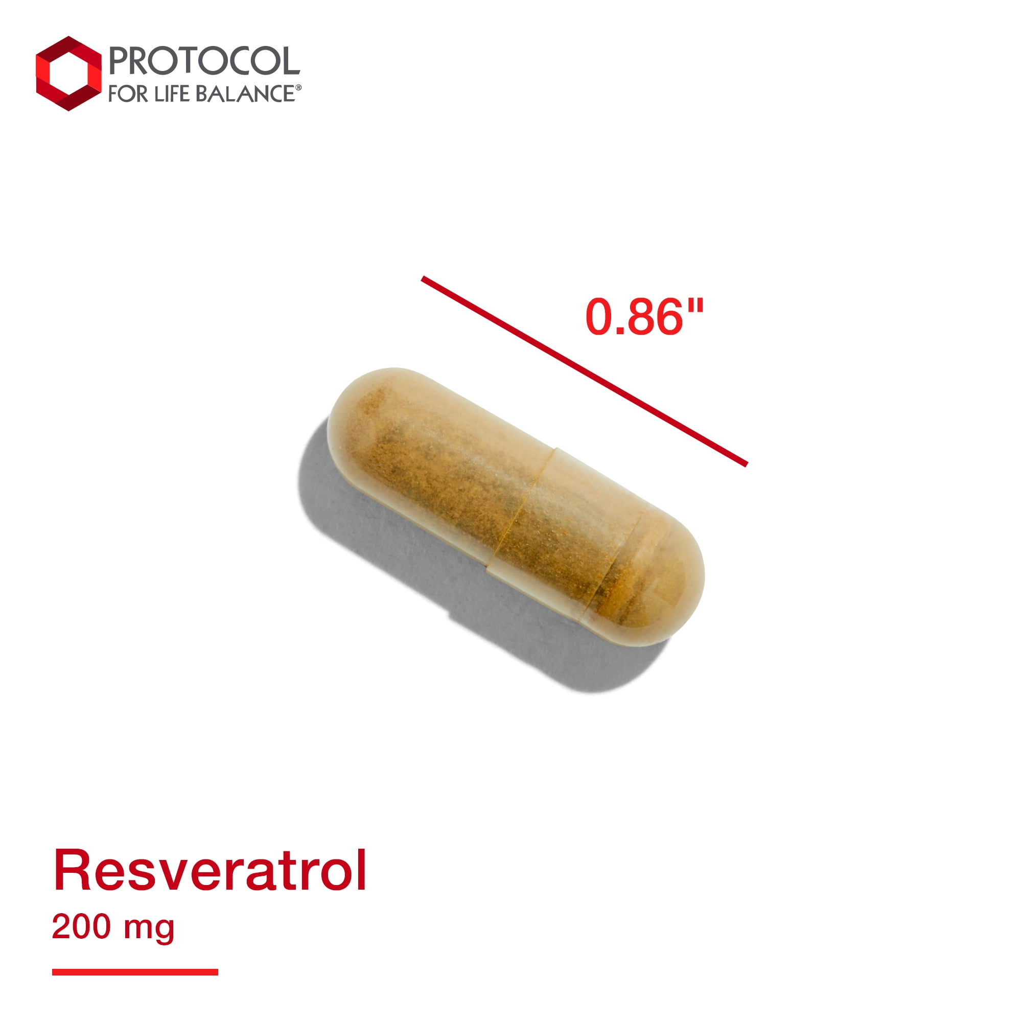 Protocol Resveratrol 200mg - Japanese Knotweed - Heart Health - 60 Veg Caps