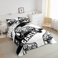 thumbnail image 3 of Castle Fairy Abstract Gamer Twin Comforter Sets for Kids,Teens Gamepads Bedding Set, 3 of 8