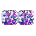 thumbnail image 7 of Disketp 2 Piece Flying Butterflies Pattern Windshield Sunshades,Folding Windshield Sun Shade For Car Suv Trucks Sedan,Blocks Uv Rays Sun Visor Protector-Medium, 7 of 7