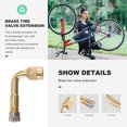 Bike Valve Stem Adapter Tire Repair Tools Wheel Motorcycle Lengthen ...