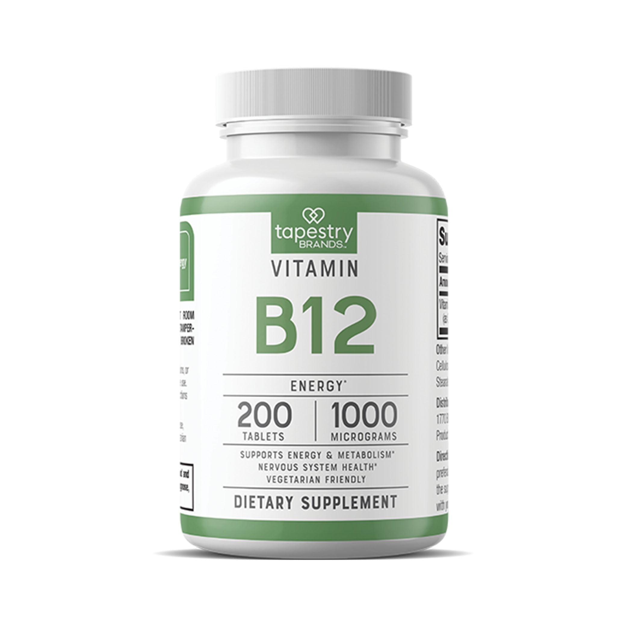 Tapestry Brands Vitamin B12 1000 mcg, Energy & Metabolism Support