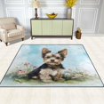 thumbnail image 3 of Area Rug Indoor 63"x48"in Non-Slip Wear Resistant Floor Mats Soft Large Carpets for Living Room Bedroom Home Decor Resting Puppy, 3 of 7