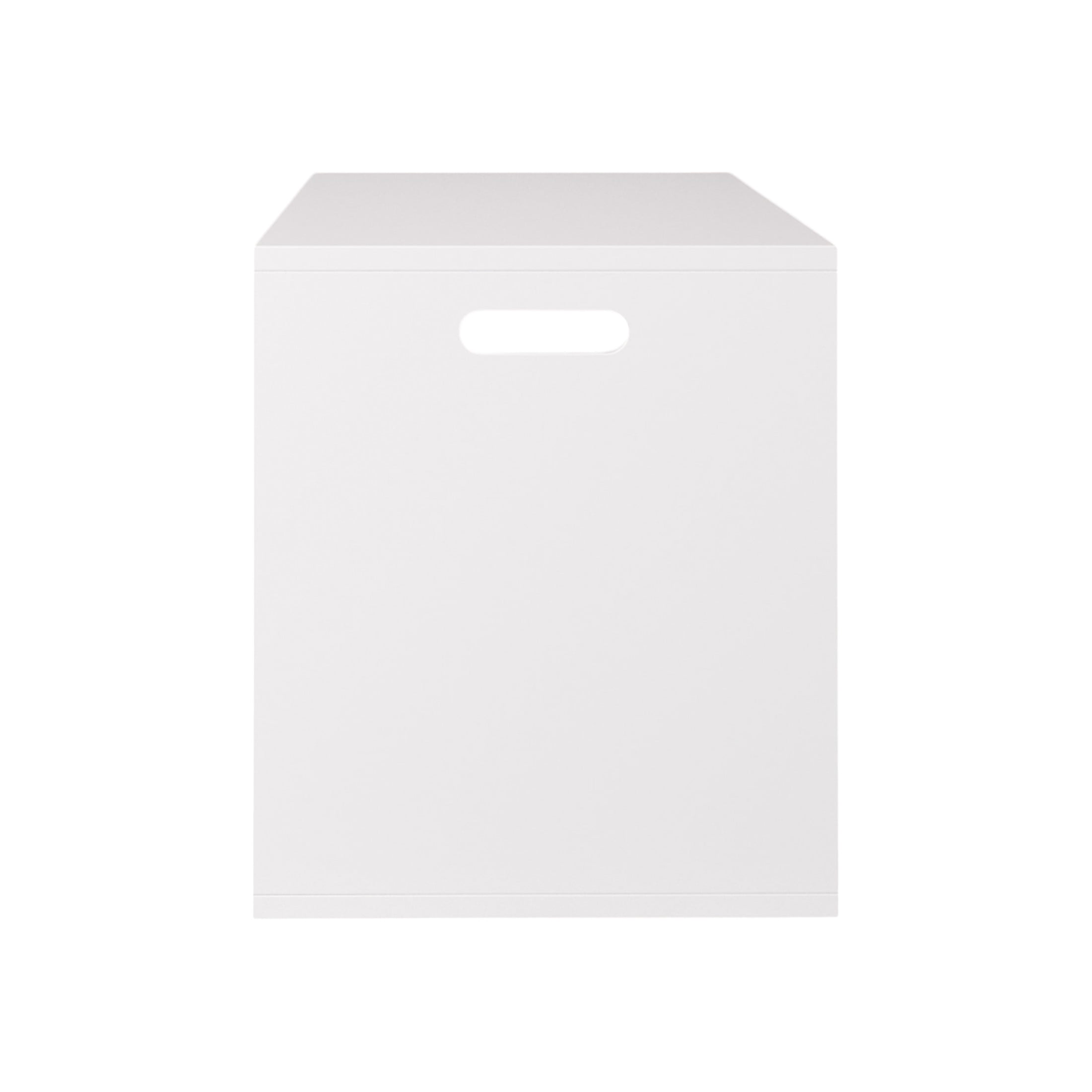 Noble House Open Wooden Toy Storage Box for Kids, Large Organizer Bin for Plush Toys, Books, Nursery or Playroom, White