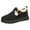 Black, variant on Women's Slippers Thick Rubber Sole Fleece Lined Snow Boots Slip-On Shoes Soft Comfy Indoor Outdoor Anti-Slip Slipper