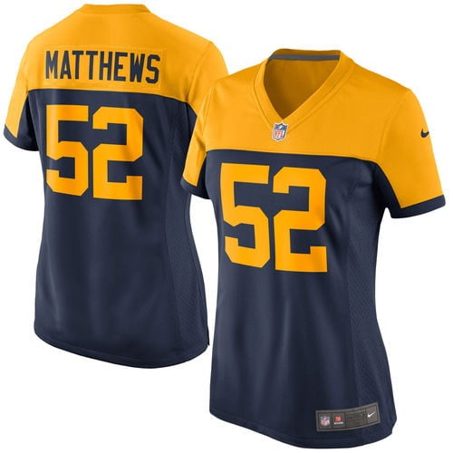 Clay Matthews Green Bay Packers Nike Women's Alternate Game Jersey ...