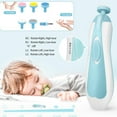 thumbnail image 6 of Byseng Baby Grooming Kit, 21 in 1 Nursery Care Set with Electric Nail Trimmer for Newborn Infant - Blue, 6 of 9