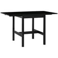 thumbnail image 1 of HOMCOM Foldable Dining Table, Drop Leaf Table with Solid Wood Frame, 1 of 10