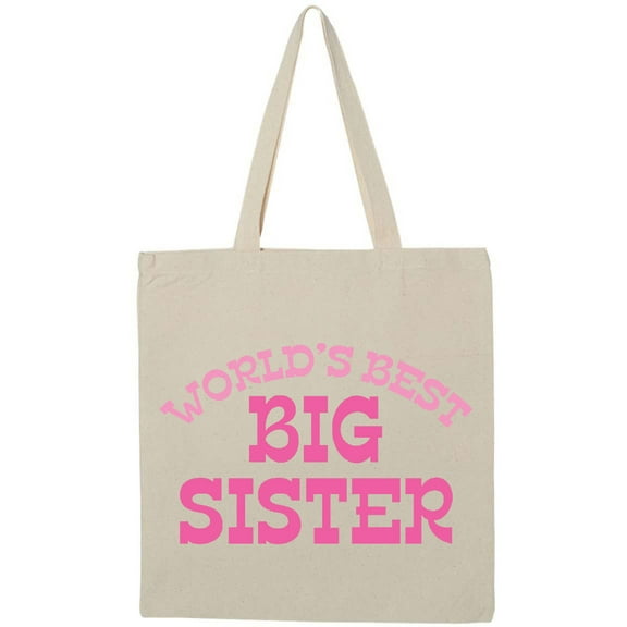 Inktastic World's Best Big Sister Tote Bag