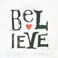 thumbnail image 3 of Day, Kellie 12x12 Black Modern Framed Museum Art Print Titled - Believe, 3 of 5