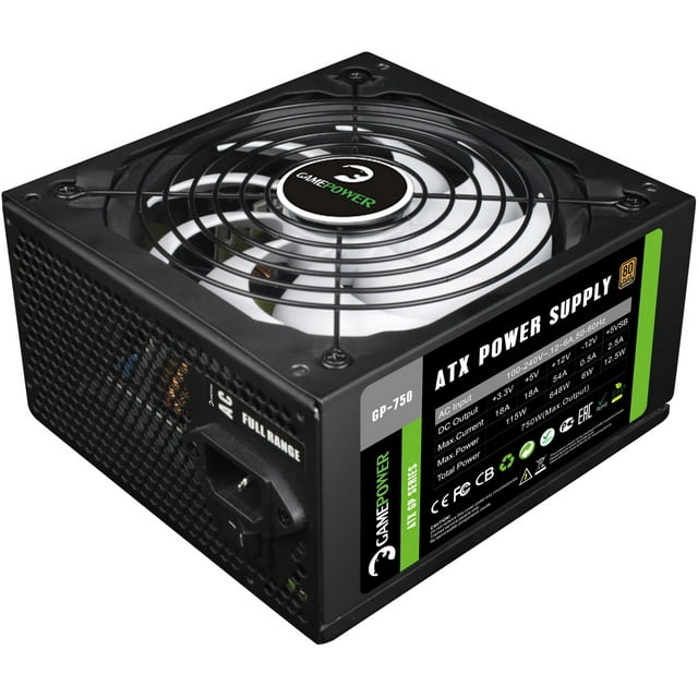 Fuente de alimentación para PC GamePower GP-750 750W 80 Plus Bronze