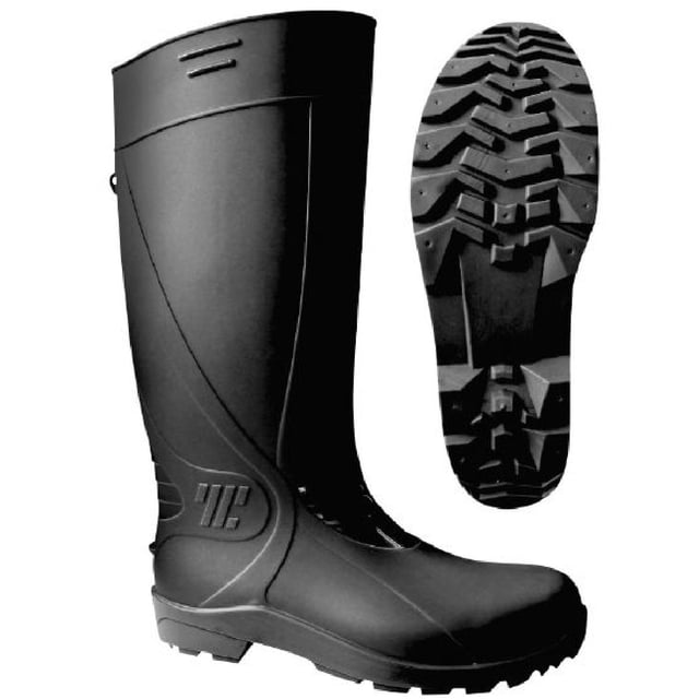 Bota Jardinera Negra #26 De Hule Toolcraft TC5164