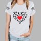 thumbnail image 2 of Tops Y Blusas de las Mujeres Estampadas Cuello Redondo Manga Corta, Poliéster Casual Top para Diario, Fiesta Y Todas las Estaciones, 2 of 9