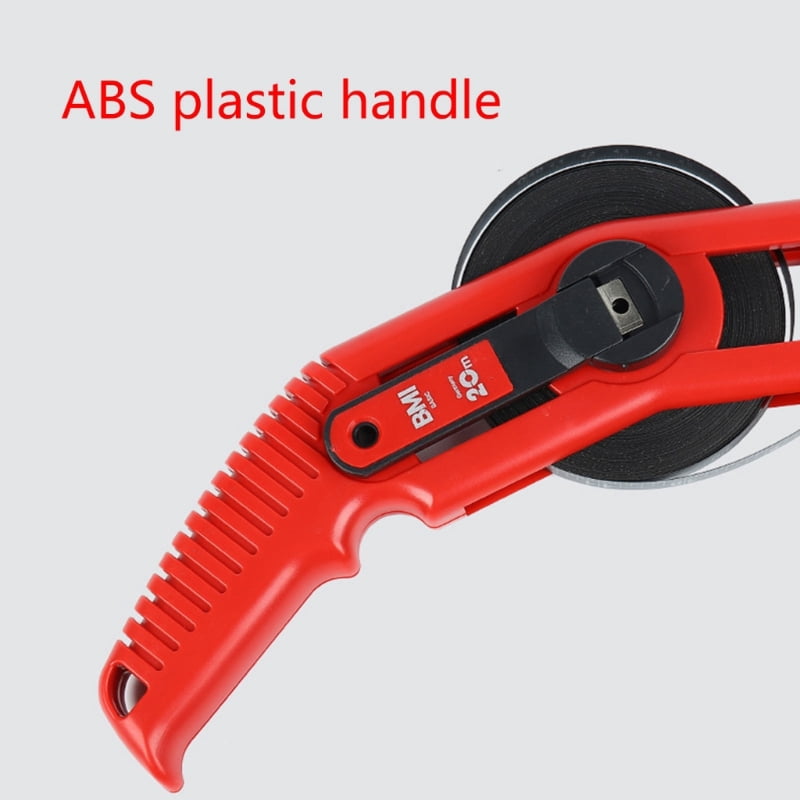 Measuring Ruler with Brass Plumb Bob Tape Measure Plastic Handle Accuracy