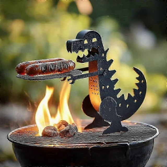 Funny Monster Grill Hotdog Roaster, Stainless Steel BBQ Grilling Gift, Fun Sausage Barbeque Meat Grill Accessories, Outdoor Grill Cooking Camping Tool