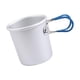 thumbnail image 5 of Taza de camping con asa plegable, ligera, de metal, para café, 150 ml Mango azul, 5 of 9