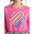 thumbnail image 3 of Justice Girls J-Sport Long Sleeve Active 2-Fer, Sizes XS-XXL, 3 of 5