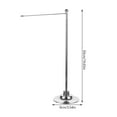 thumbnail image 2 of OUNONA Wear-Resistant Flag Pole, Stainless Steel, Stable Base, for Home and Office, 2 of 8