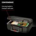 thumbnail image 5 of SentrySafe 1200 Fire-Resistant Box Safe with Key Lock 0.18 Cu. ft., Black, 5 of 7