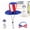 Goose#C0513-4 - 16, variant on Porch Goose Outfit Easter Bunny‑Themed Porch Goose Clothes 23 Inch Soft Cloth Goose Outfits for Cement Goose Statue Spring Summer Outdoor Garden Decor Goose#C0513-1