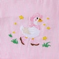 thumbnail image 6 of NIEWTR Baby Girls Summer Clothes Breathable 2 Piece Set Sleeveless Ruffled Tank + Printed Shorts Cute(Pink,18-24 Months), 6 of 9