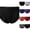 30# Black, variant on Womens Cotton High Waisted Underwear Full Coverage Panties Ladies Briefs Multipack Wine 4XL