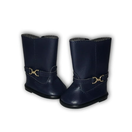 American Girl Janie and Jack Midnight Riding Boots for 18-inch Dolls