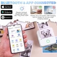 thumbnail image 4 of SLOK Mini Bluetooth Photo Printer with 10 Rolls Printing Paper, 4 of 10