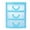 C, variant on DELESYS Small Desktop Drawer Storage Unit, 5-Drawer Unit, Plastic Mini Organizer with Drawers, Organizer Box Storage Container Case, Sky Blue 5 Layers