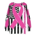 thumbnail image 4 of EQWLJWE Chemises à Manches Longues pour Femmes Boutonnées Femmes Décontracté Manches Longues Col Rond Hauts Chemises Amples Blouse Imprimé de la Saint-Valentin Chandail Graphique Vêtements d'Automne pour Femmes, 4 of 5