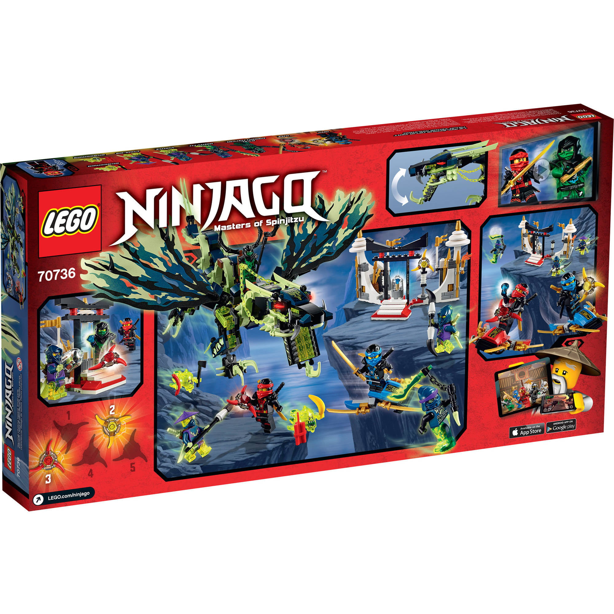 Details about   LEGO 70736- Excellent! Ninjago Attack of the Morro Dragon 
