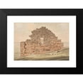 thumbnail image 2 of Oluf Olufsen Bagge 14x11 Black Modern Framed Museum Art Print Titled - Church Ruin in Greenland. Illustration to W.A. Graah. Study Journey to the East Coast of Greenland 2 (1831 - 1832), 2 of 5