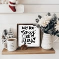 thumbnail image 5 of Vintage Wooden Art Decoration , “ Way Too Sassy For You ” - 8 * 8 Inch Wall Decoration for Home, Living Room, Bathroom, Bedroom, Garden, Dining, Bar, Cafe, Festival Party Decor, 5 of 7