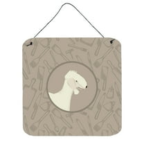 Bedlington Terrier In the Kitchen Wall or Door Hanging Prints