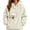 White, variant on Flannel Pet Pouch Hoodie For Women, Ultra-Soft Pocket Front Sweatshirt, Pet Carrier Sweater For Small Dogs & Cat, Camel, XXL