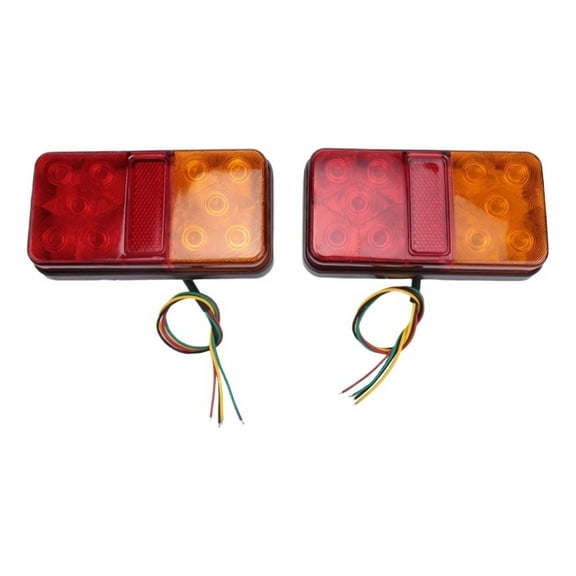 M 2pcs Car Led Trailer Tail Light 12v-80v Light