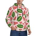 thumbnail image 2 of Salouo Watermelon Pattern Men's Fall Hoodie Sweatshirt,Sport Hoodie with Pockets for Men Pullover Casual Hooded Sweatshirt-Medium, 2 of 7