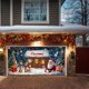thumbnail image 4 of Decoraciones de Navidad Al Aire Libre 15.74x6.88Ft Decoraciones de Fondo de la Fiesta de los Céspedes de la Casa Al Aire Libre de Nylon, 4 of 6