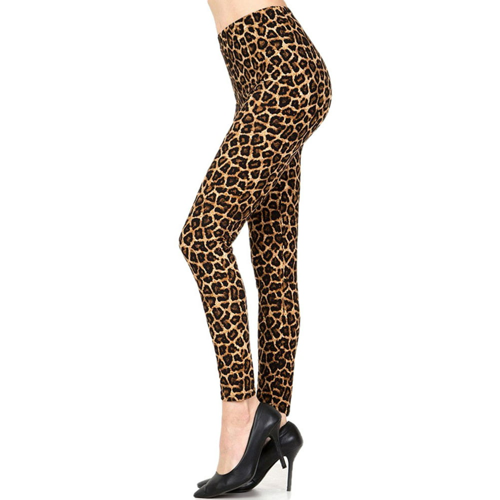 iZZYZX - Women's Plus Brown Leopard Animal Skin Pattern Printed ...